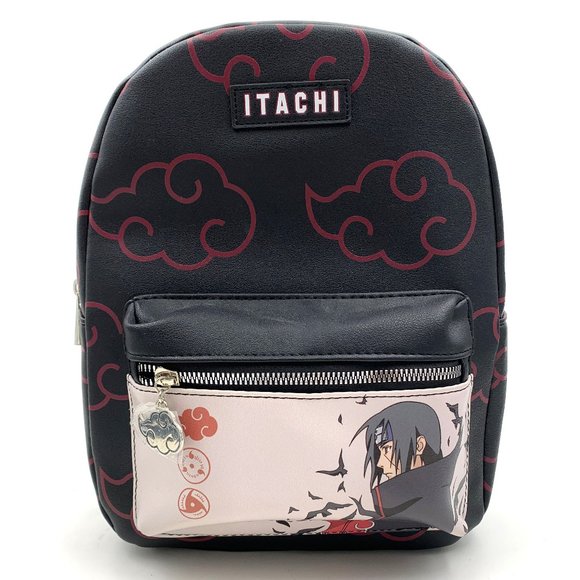 Naruto Shippuden Itachi Akatsuki Bioworld Mini Backpack NWT - Picture 1 of 7